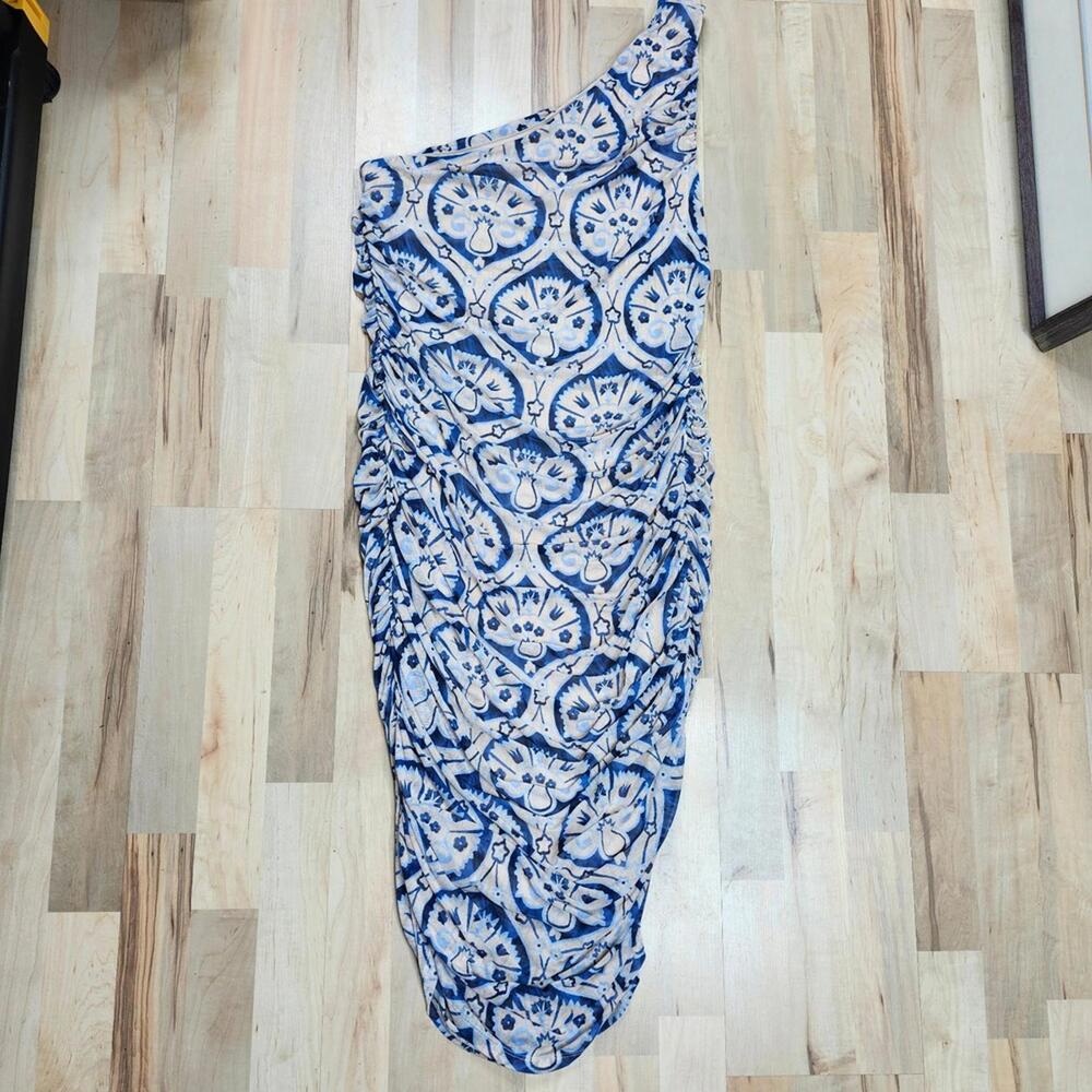 House of Harlow 1960 Ruched‎ One Shoulder Dress Bodycon Party XL